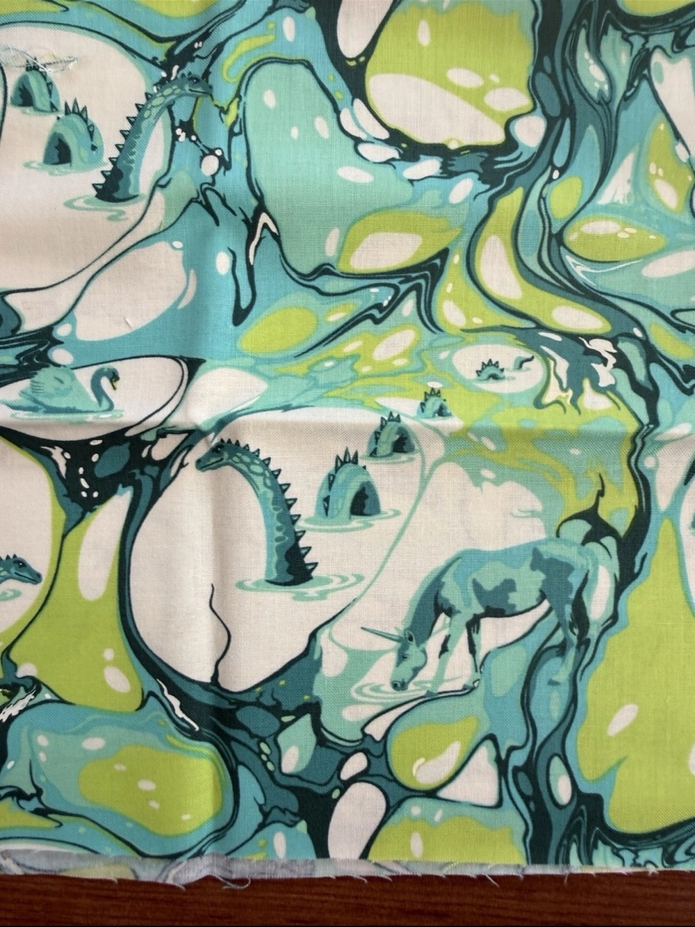 Tula Pink Pinkerville Blind Faith Green White Fabric Quilting Cotton Fat Quarter